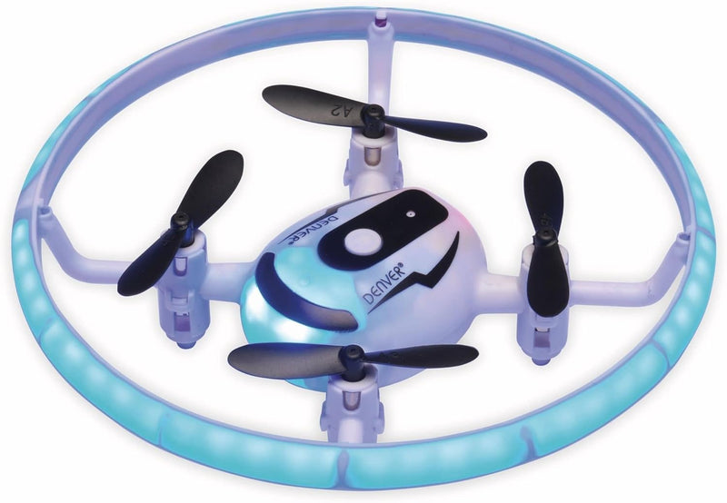 DENVER® Drohne mit Gyrofunktion und LED-Licht, 2.4 Ghz