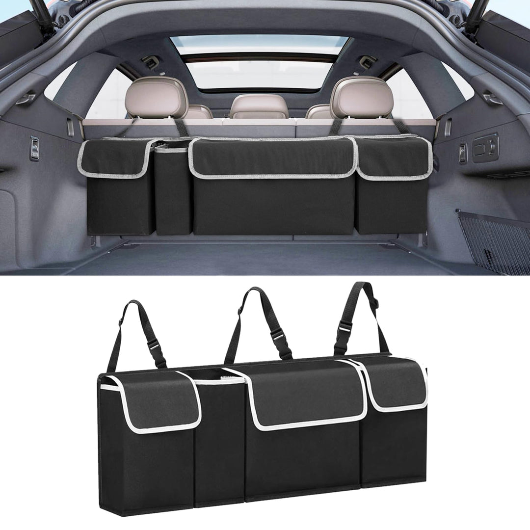 Auto Kofferraum Organizer Rücksitz Kofferraumtasche Aufbewahrungsbox für den Kofferraum Auto Aufbewa