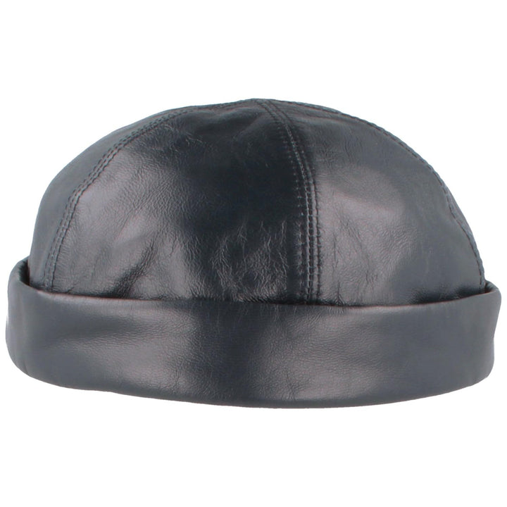 Bullani Docker-Cap Dockermütze Seemannsmütze aus 100% Leder – Made IN Germany – Bequem & Hautverträg