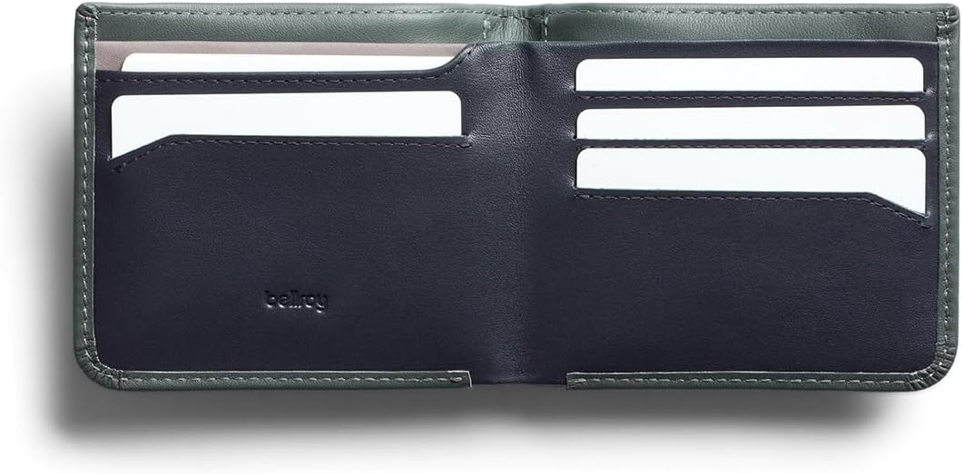Bellroy Hide & Seek – dünne, Klassische Lederbörse, optionaler RFID-Schutz (max. 12 Karten Plus Sche