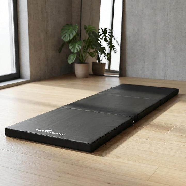 PRETORIANS Klappbare Turnmatte Kinder Erwachsene 180x60x5 cm, Fitnessmatte, Gymnastikmatte dicke 5 c