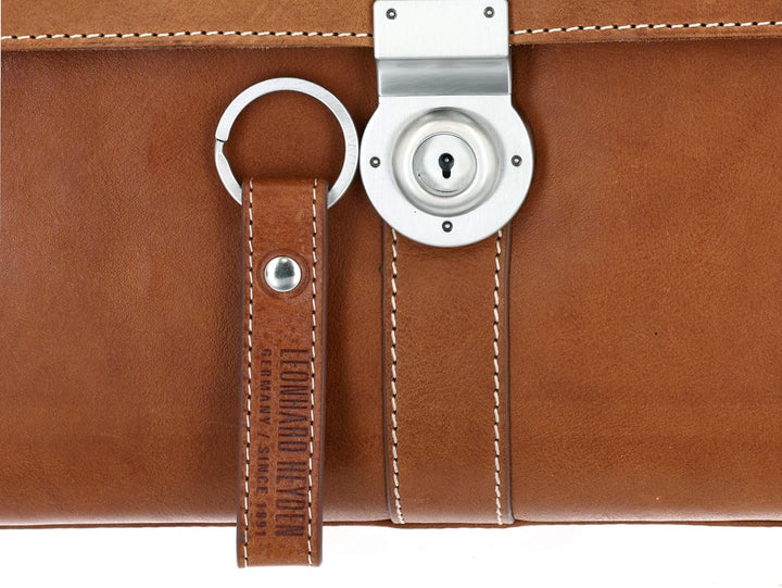 Leonhard Heyden Bergamo Umhängetasche 38 cm Hellbraun Light Brown, Light Brown