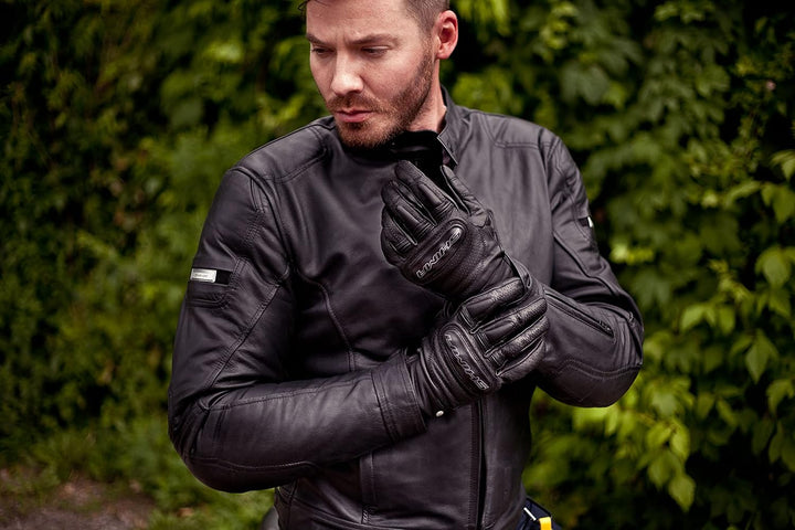 SHIMA Caliber Motorradhandschuhe Damen Herren - Klassische, Vintage, Sommer mit Protektoren XXL Schw