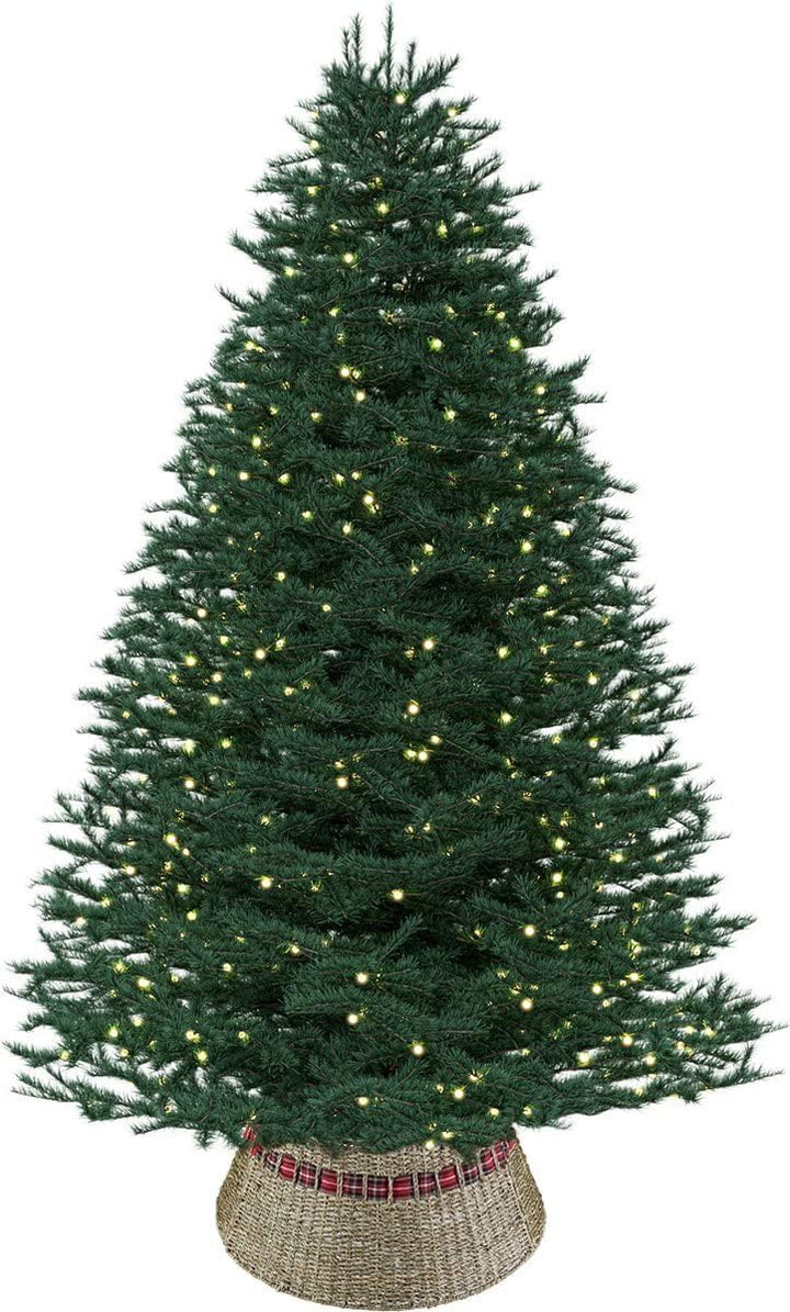Meisterhome Model 1 Weihnachtsbaum Kragen/Weihnachtsbaum Rock aus Seegras in Natur Farbe - Ø 60 cm -