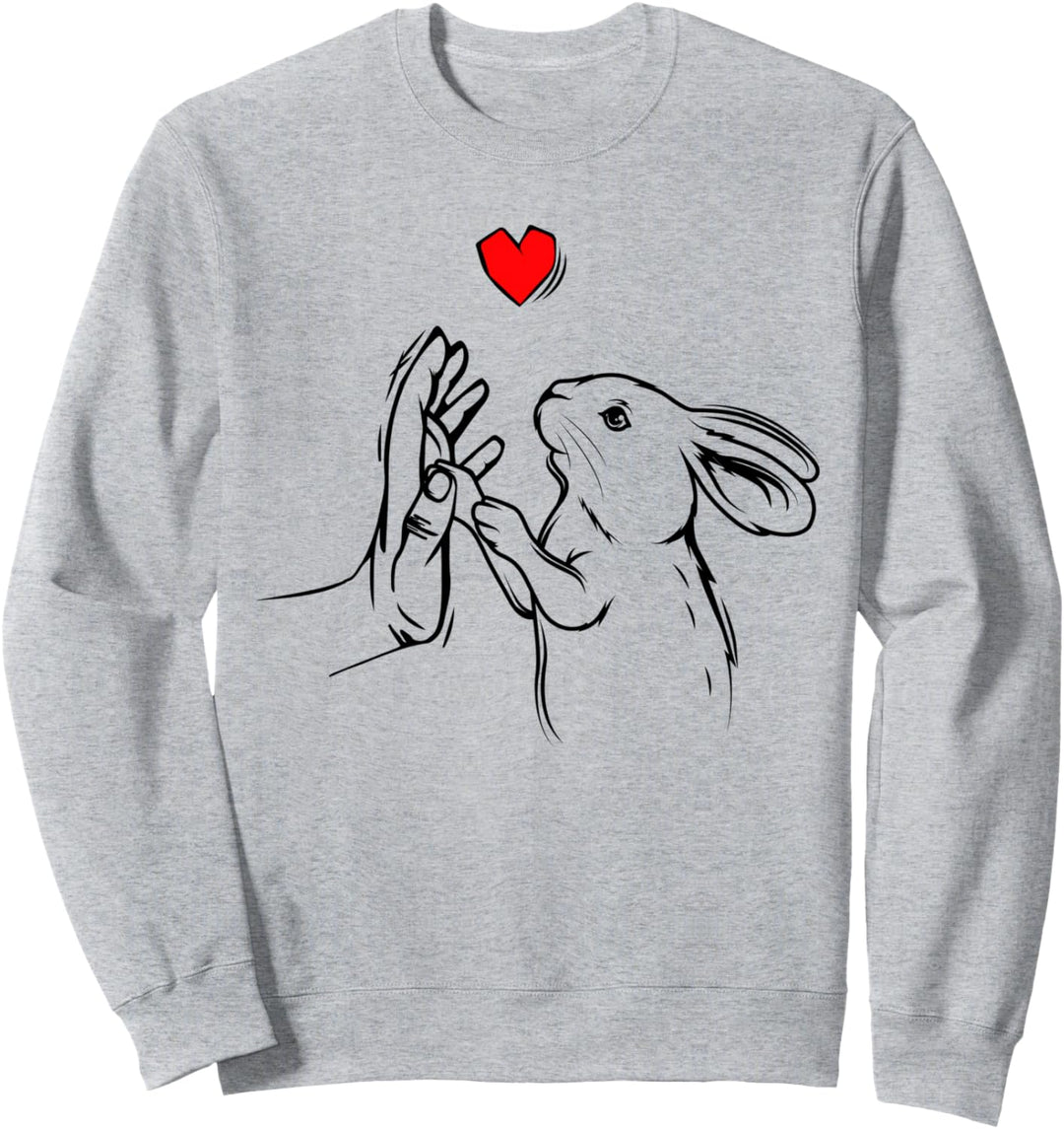Hasen Liebe Süsser Hase Kaninchen Geschenkidee Sweatshirt