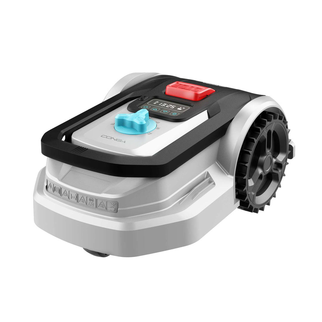 Cecotec Rasenmähroboter mit App Conga Grasshopper 500. Digitaler Brushlessmotor, Flächen von 500 m²,
