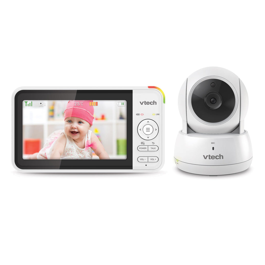 VTECH VM924 Babyphone mit Kamera 5 Zoll Video Baby Monitor, 31 Stunden Akkulaufzeit Babyfon mit Kame