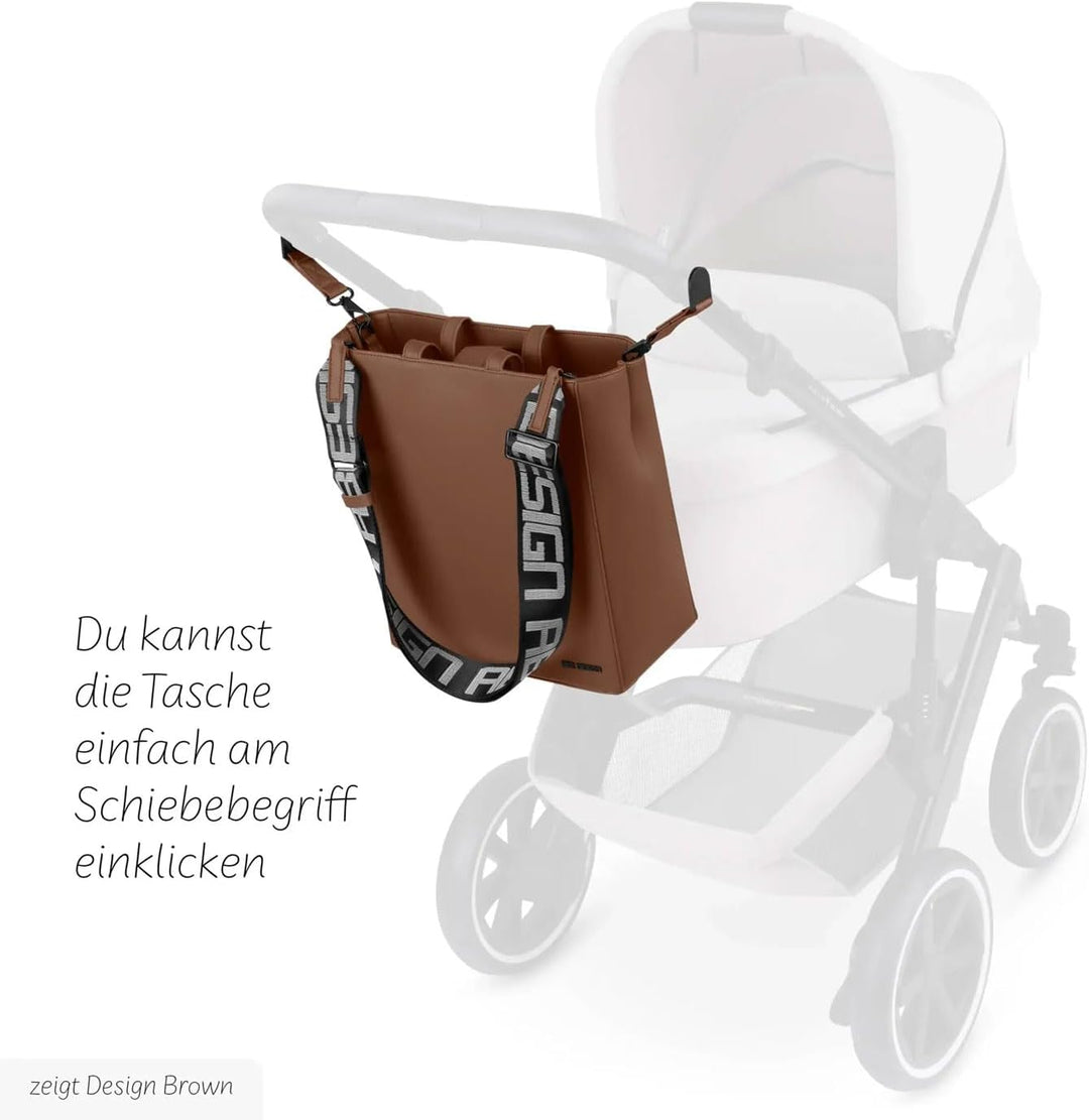 ABC Design Tote Bag Daily - Dark Brown