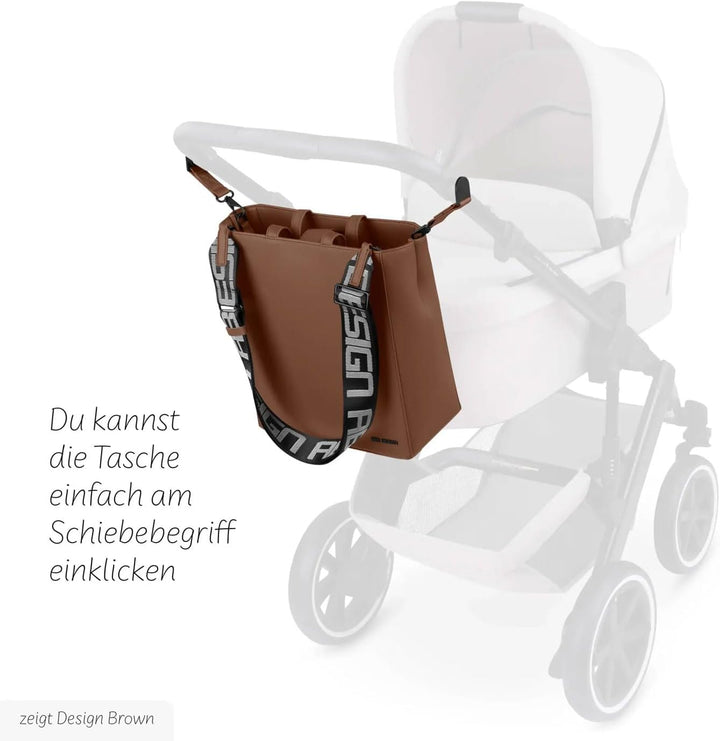 ABC Design Tote Bag Daily - Dark Brown