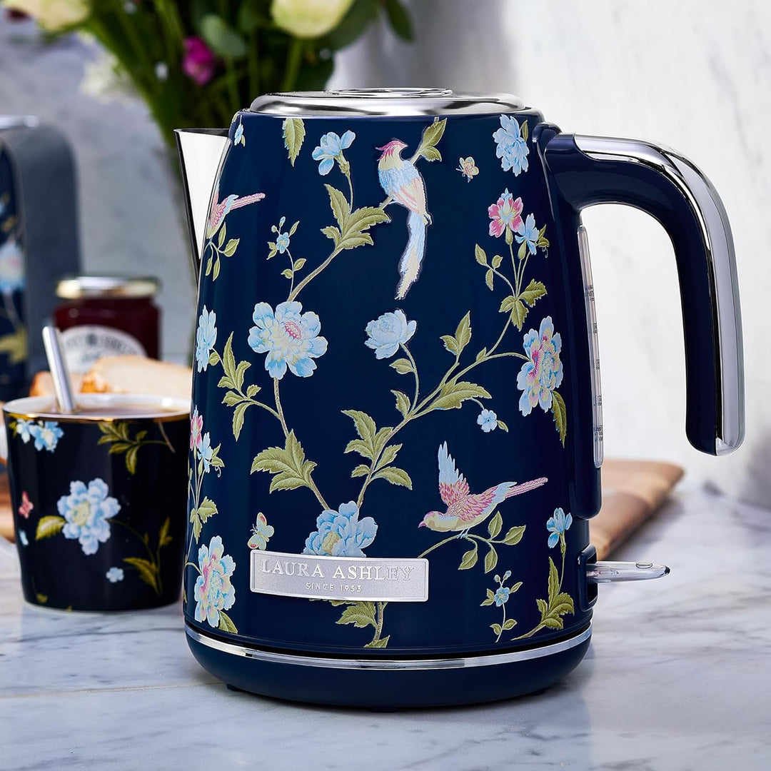 Laura Ashley Toaster und Jug Wasserkocher Set von VQ (Elveden Marine, Elektrischer Wasserkocher und