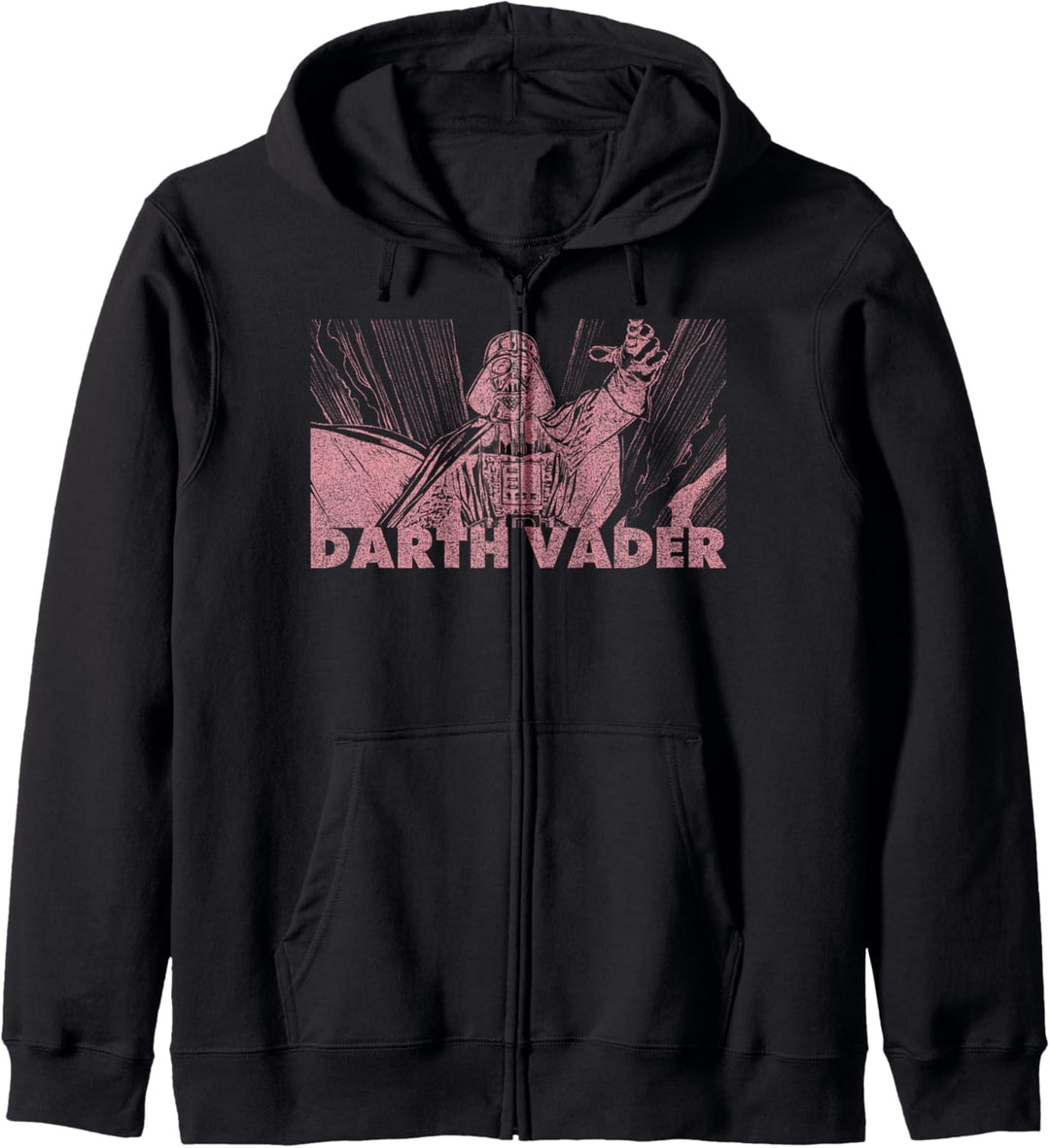 Stars Wars Darth Vader Pink Hue Stamp Kapuzenjacke