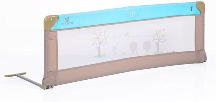 Cangaroo Bettschutzgitter, Bettgitter 130 x 43,5 cm für zuhause und unterwegs blau, Blau