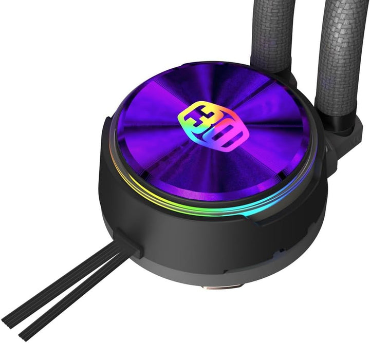 Cooler Master MasterLiquid PL360 Flux CPU-Kühler - AIO Wasserkühlung mit 3 x 120mm Lüfter, 360mm Küh