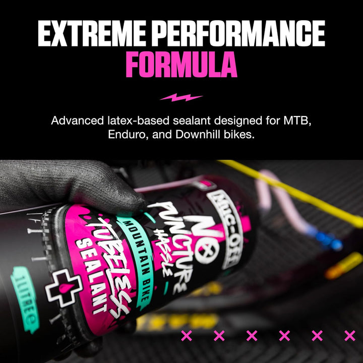 Muc-Off 822 Reifenpanne, Ärger 1L, Pink, 1 Liter Single, Single