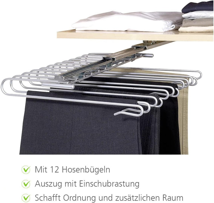 WENKO Schrankauszug Hosenbügel + Schwamm