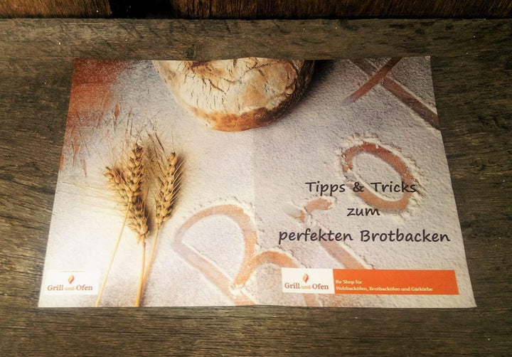 Gärkorb Gärkörbchen Holzschliff für 1,50 kg Brote rund glatt, inkl. Info &