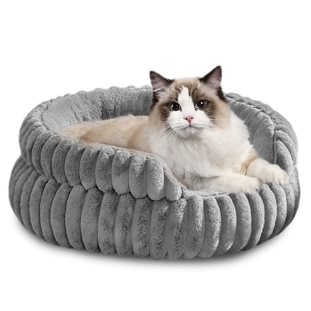 LUPATDY Hundebett, Katzenbetten für Katzen, Weiche Polsterung, Hundebett für kleine und mittelgrosse