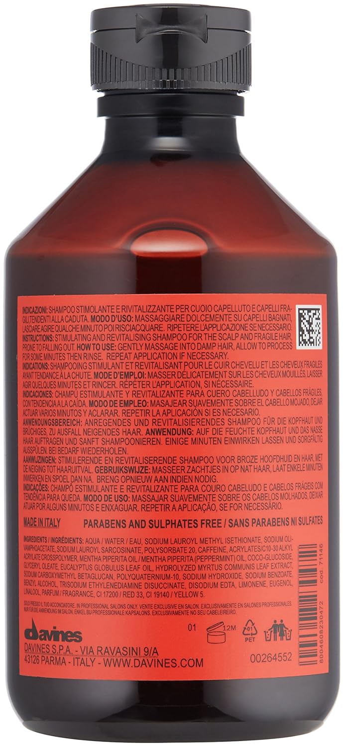 DAVINES NT Energizing Shampoo 250 ml Pfefferminze 250 ml (1er Pack), Pfefferminze 250 ml (1er Pack)