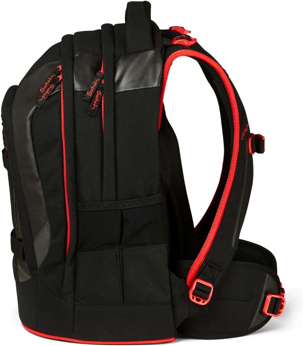 Satch Pack Pencil Slider Edition Schulrucksack Set 3tlg. mit Sporttasche (Fire Phantom), Fire Phanto