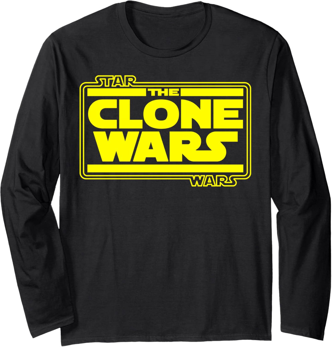 Star Wars: The Clone Wars Logo Langarmshirt