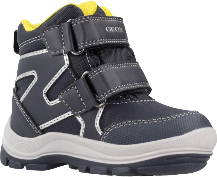 Geox Jungen B Flanfil Boy B ABX Stiefeletten 25 EU Navy Yellow, 25 EU Navy Yellow