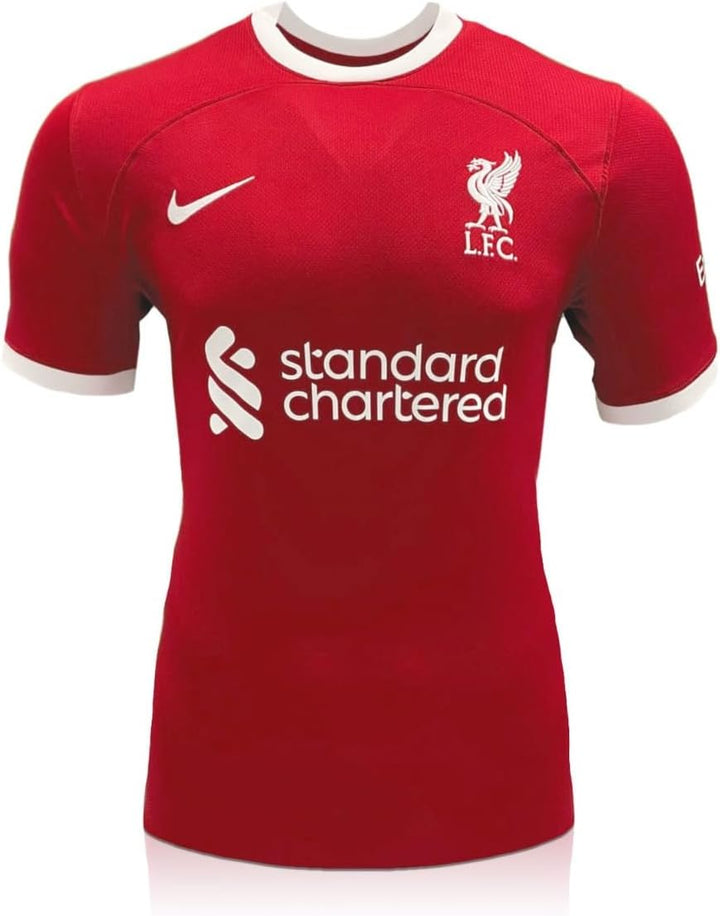 Von Trent Alexander-Arnold signiertes Liverpool-Trikot 2023-24