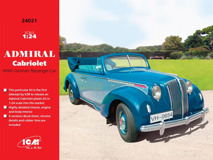 ICM 24021 1/24 Admiral Cabriolet, WWII