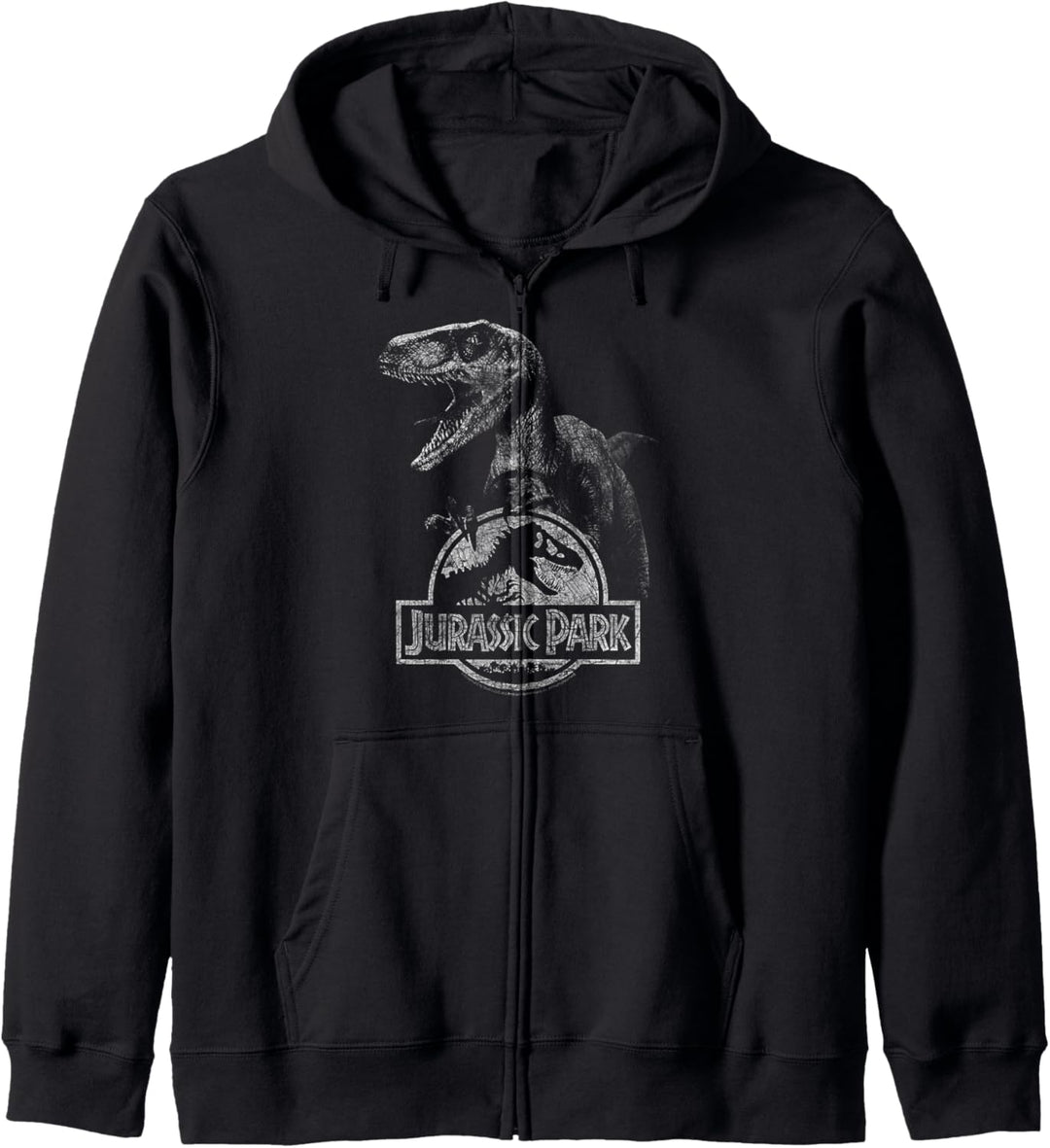 Jurassic Park Velociraptor Holding Logo Kapuzenjacke