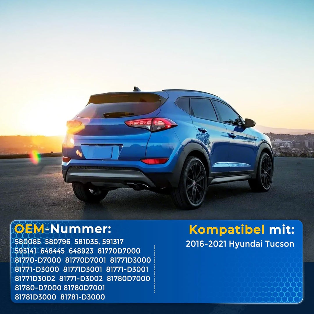 Arana Gasdruckfeder Heckklappendämpfer Kofferraum kompatibel mit Hyundai Tucson TL 2015-2021 1.6L-2.