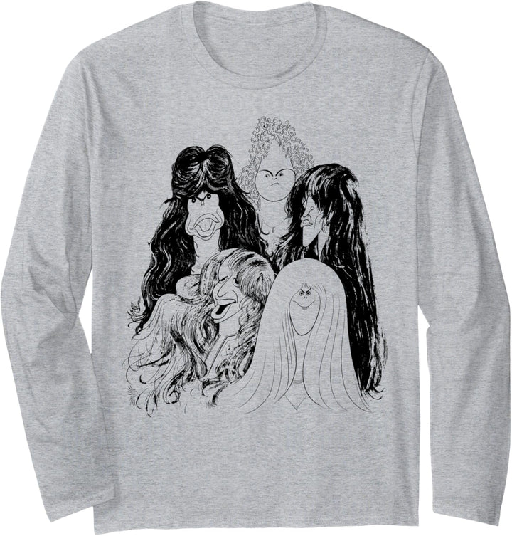 Aerosmith - Zeichnen Sie die Linie Langarmshirt