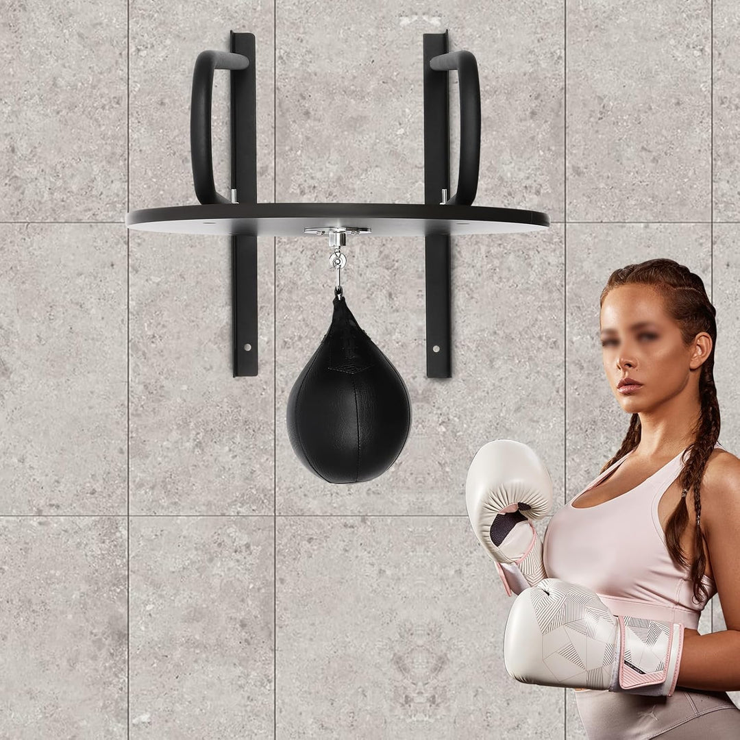 Schwarz Fitness-Ball Boxen Reaktion Ausbildung Bausatz, Wandmontage Boxsack Boxen Ausbildung Komplet