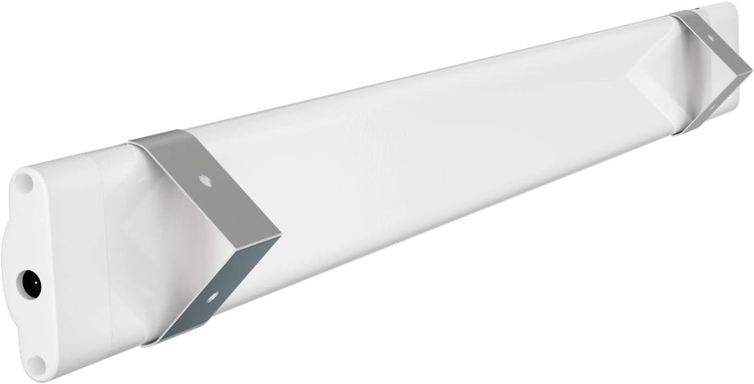 ledscom.de LED Unterbau-Leuchte SIRIS weiss matt mit Netzteil, Eckmontage, flach, 90cm, 1044lm, weis