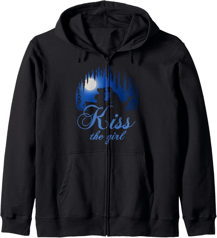Disney Little Mermaid Ariel Eric Night Poster Kiss The Girl Kapuzenjacke