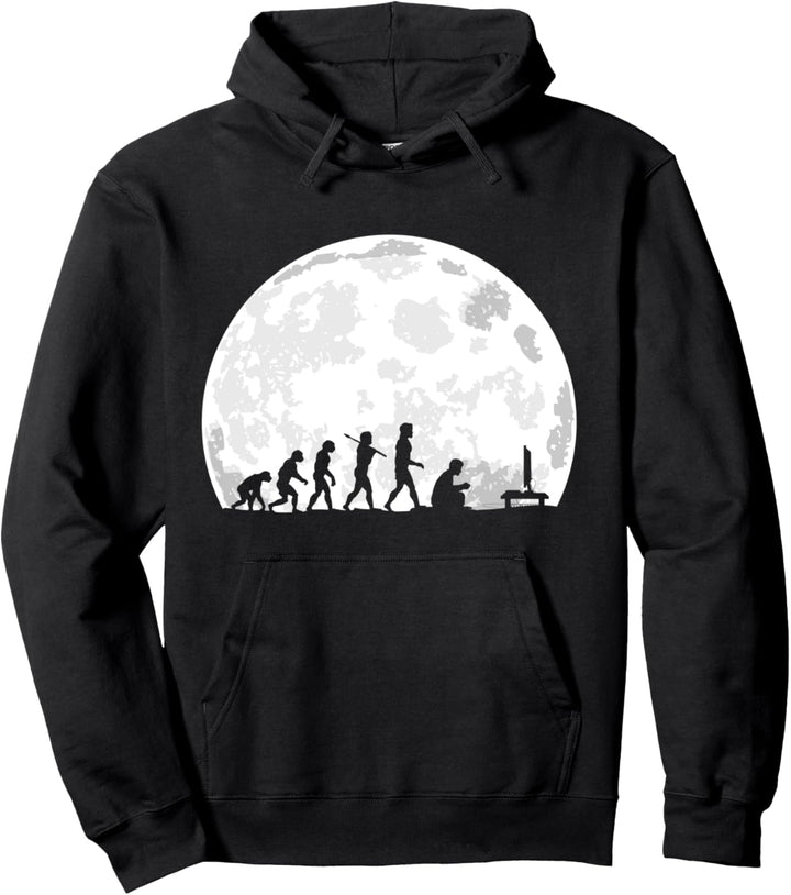 gaming gamer Konsolen Evolution Videospiele Controller Pullover Hoodie