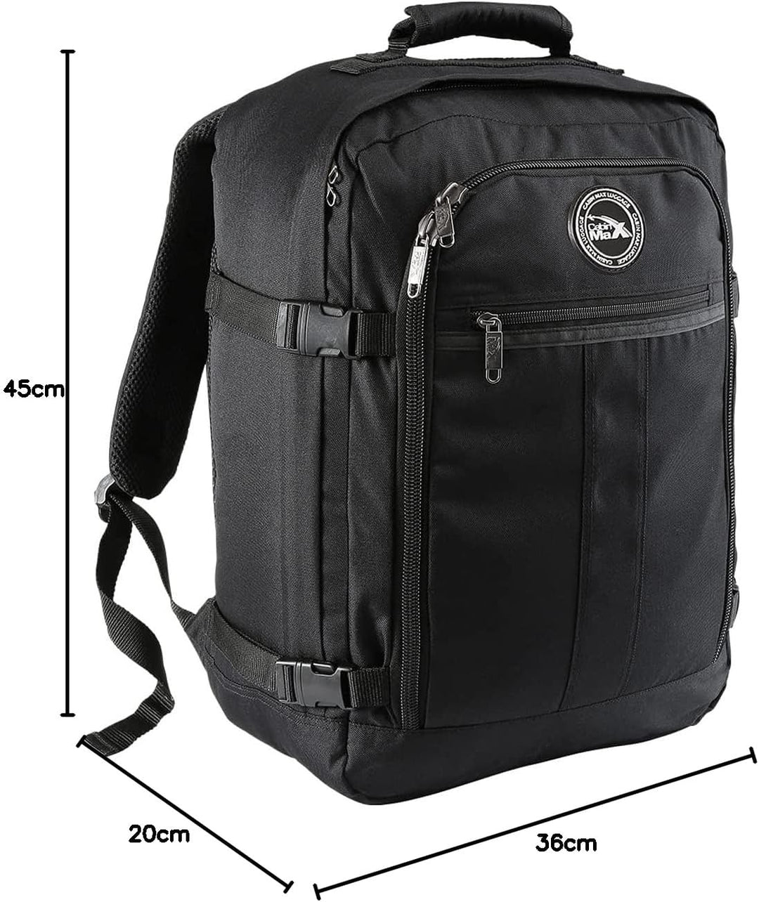 Cabin Max Metz Handgepäck Rucksack 45x36x20, Reiserucksack, Rucksack Flugzeug, Travel Backpack für C