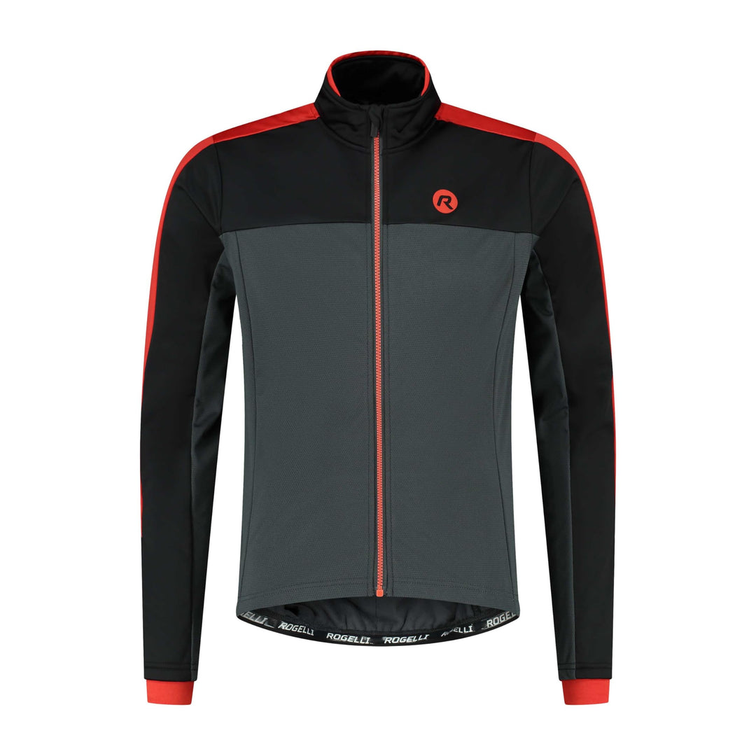 Rogelli Freeze Fahrradjacke Herren Winter - Atmungsaktiv, Wasserabweisend und Winddicht - Radjacke -