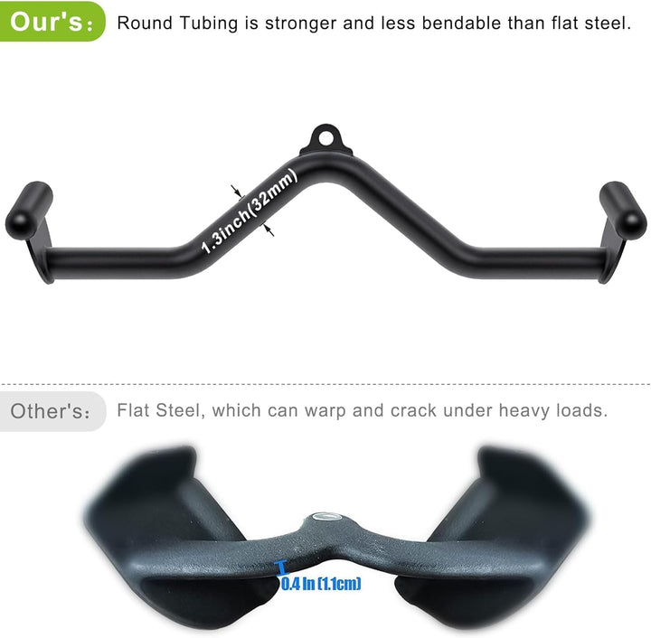 SELEWARE 61.0 cm Multi-Grip Latzugstange - Langlebiger legierter Stahl, ergonomischer Griff, vielsei