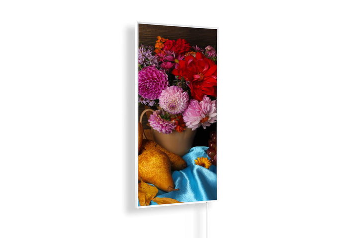 Infrarotheizung mit Bild – Herbst Bildmotive – TÜV/GS - 1200 Watt Bildheizung - Weisser Rahmen (04.