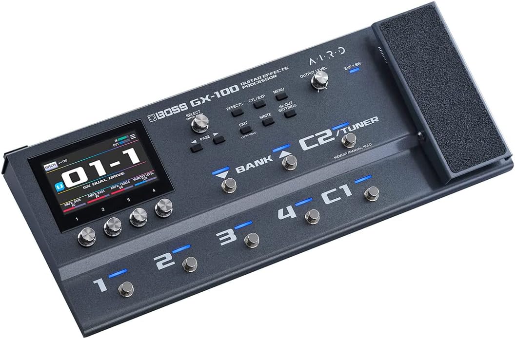 Boss GX-100 Multi-Effektgerät + keepdrum Klinken-Kabel