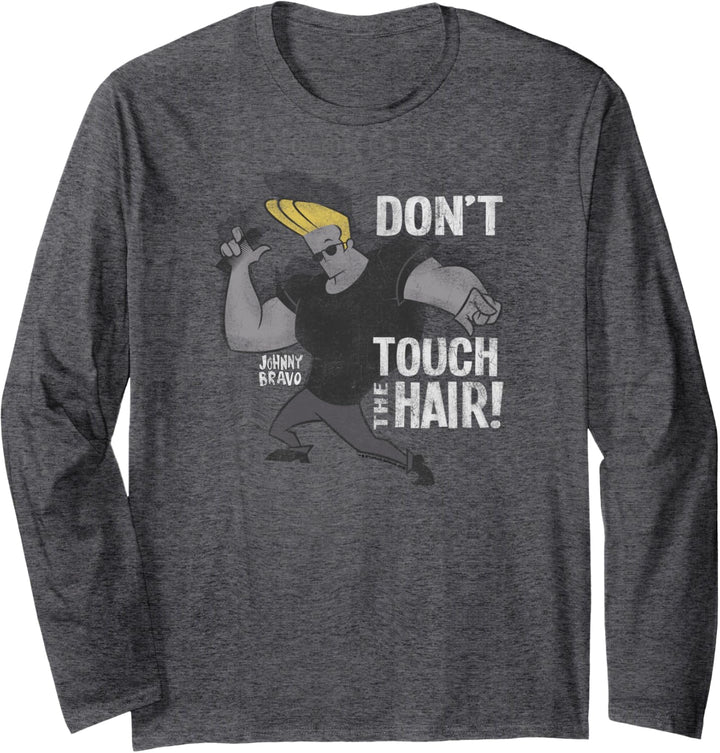 Johnny Bravo Don't Touch the Hair Langarmshirt