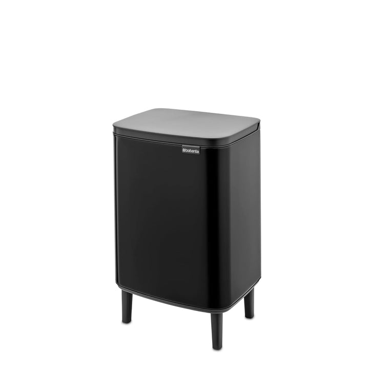 Brabantia - Mülleimer Bo Hi 12L mit Soft-Close-Deckel, herausnehmbarem Inneneimer und Transportgriff