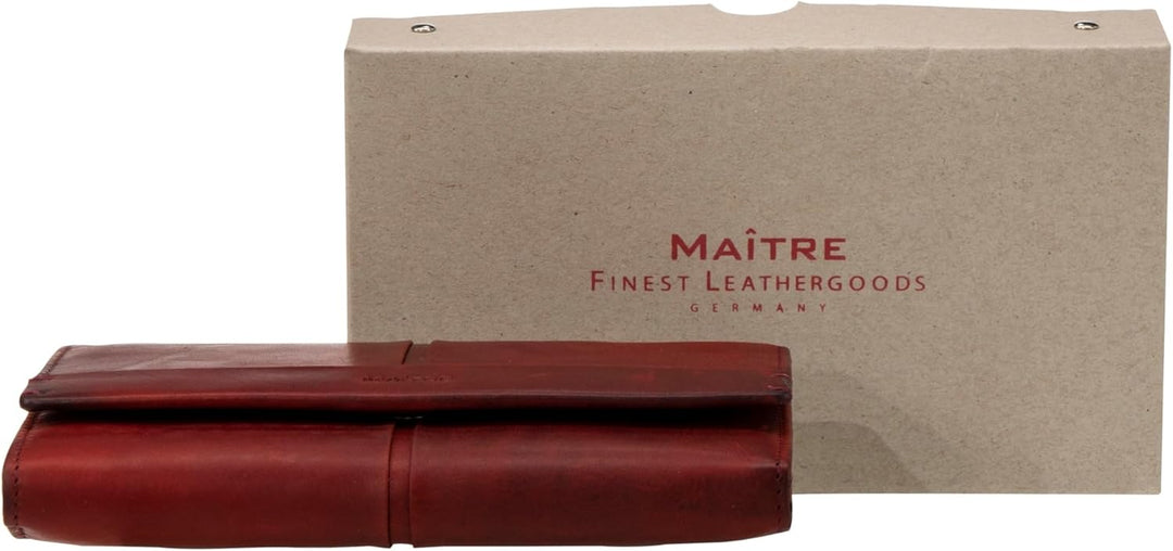 Maitre Geldbeutel Birkenfeld Diedburg aus Leder Fôr Sie Rot, Rot