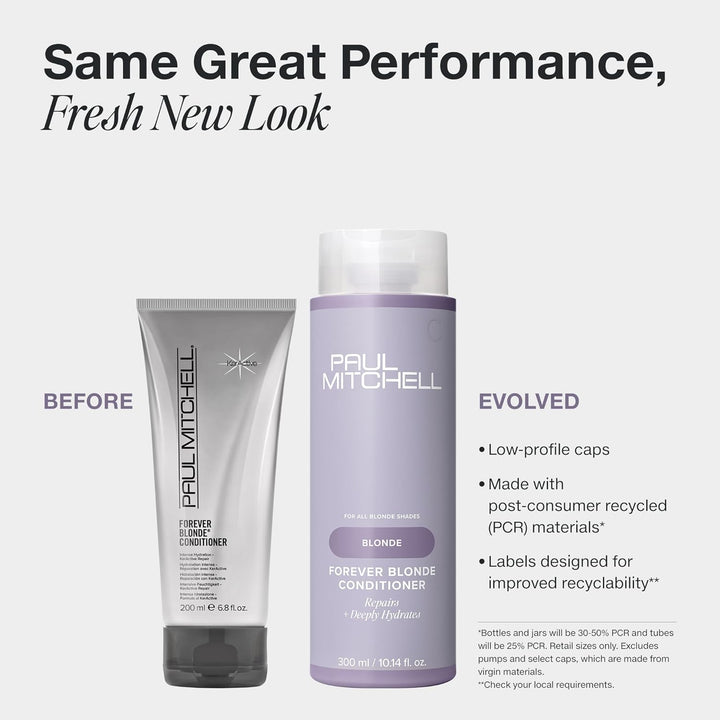 Paul Mitchell Forever Blonde Conditioner - Pflegespülung für blondes, aufgehelltes Haar und Highligh