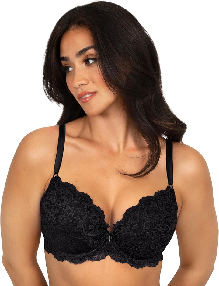 Smart & Sexy Damen Push-Up-BH (2er Pack) 70B Schwarz / Weiss, 70B Schwarz / Weiss, 2 Stück