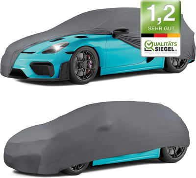 Walser Premium Abdeckung Auto Indoor Stretch Plus Qualitätssieger Sehr Gut* Autoabdeckung Winter Aut