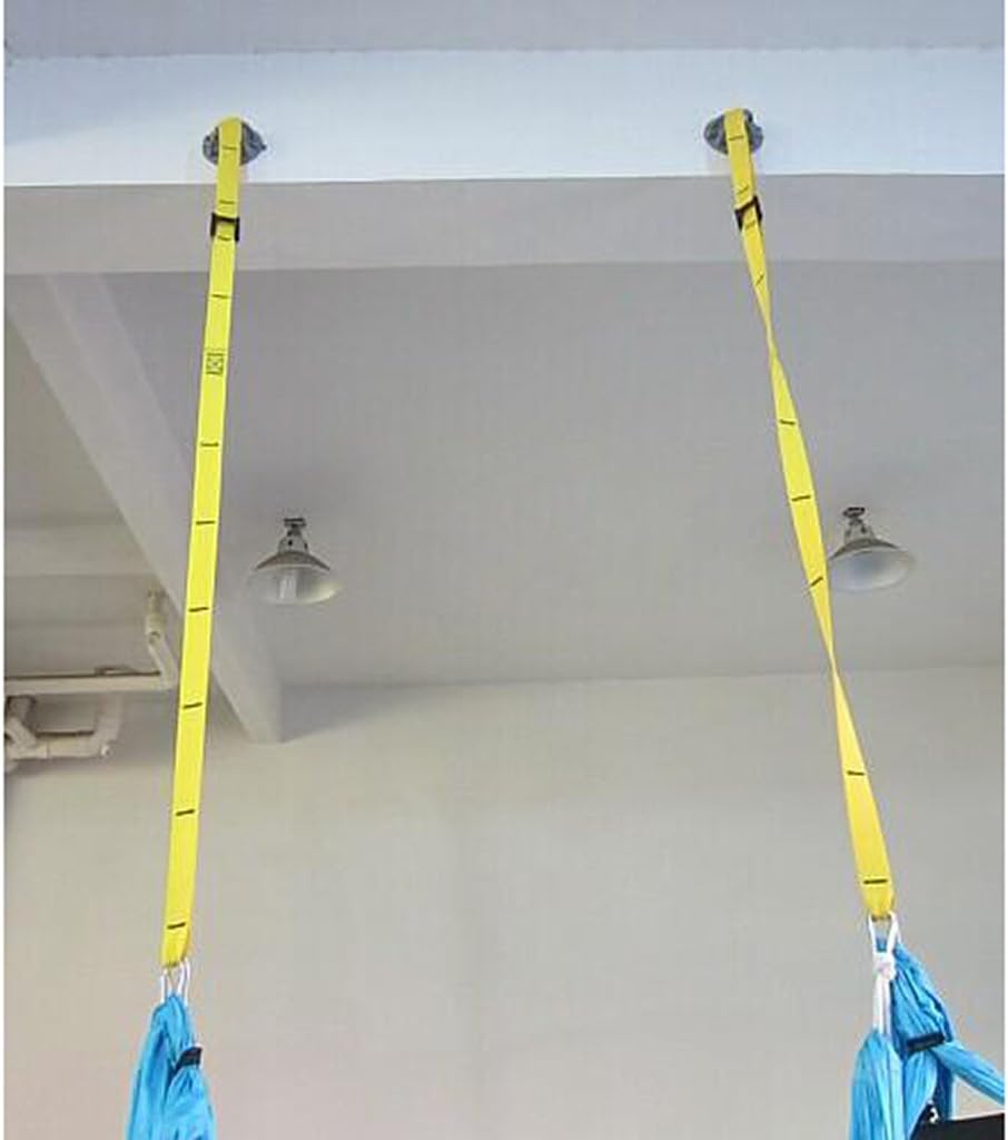 Hipiwe Deckenanker – Wandhalterung für Aufhängungsgurte, Gymnastikringe, Aerial Yoga Schaukel & Häng
