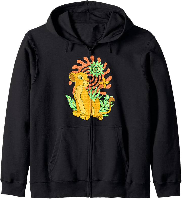 Disney The Lion King Nala Geometric Pattern Portrait Kapuzenjacke