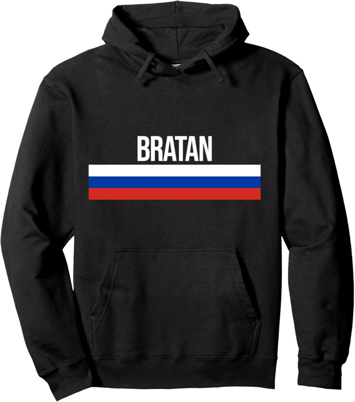 Bratan Russland Russia Bruder Geschenkidee Pullover Hoodie