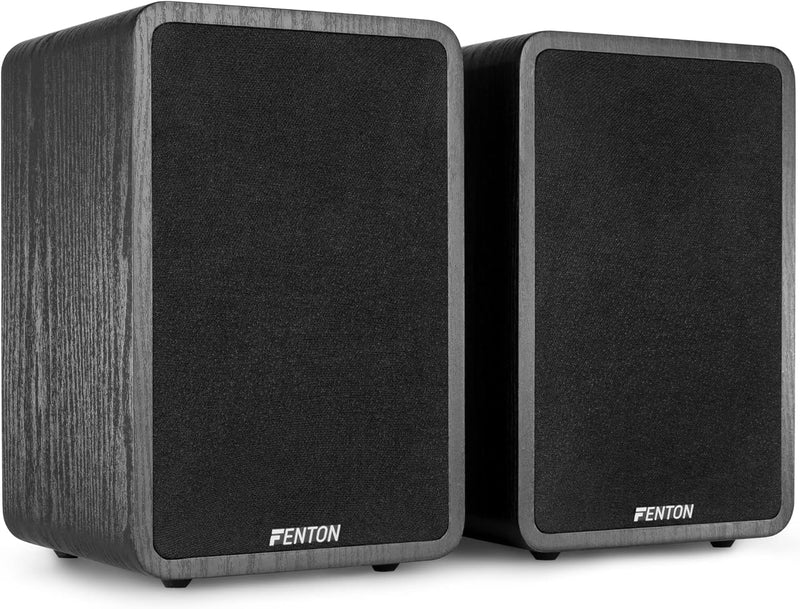 Fenton SHFB65 HiFi Lautsprecher passiv, Regallautsprecher 6,5 Zoll, 200 Watt Kompaktlautsprecher, ru