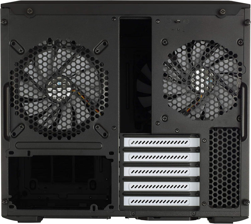 Fractal Design Node 804 - Black - Compact Computer Case - mATX - High Airflow - Modular Interior - 3